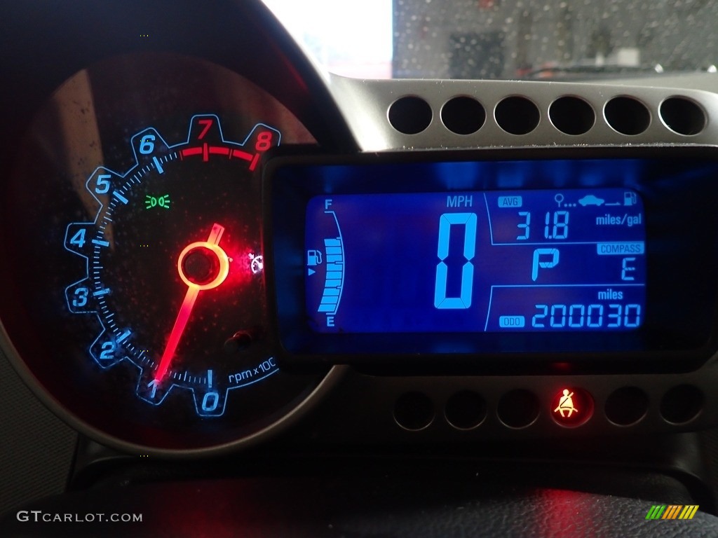 2014 Sonic LT Sedan - Ashen Gray Metallic / Jet Black/Dark Titanium photo #23