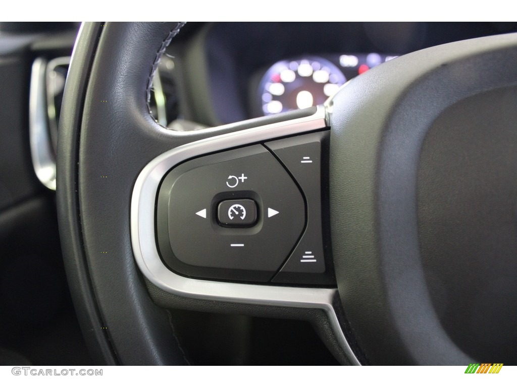 2022 Volvo S60 B5 Momentum Charcoal Steering Wheel Photo #145708901