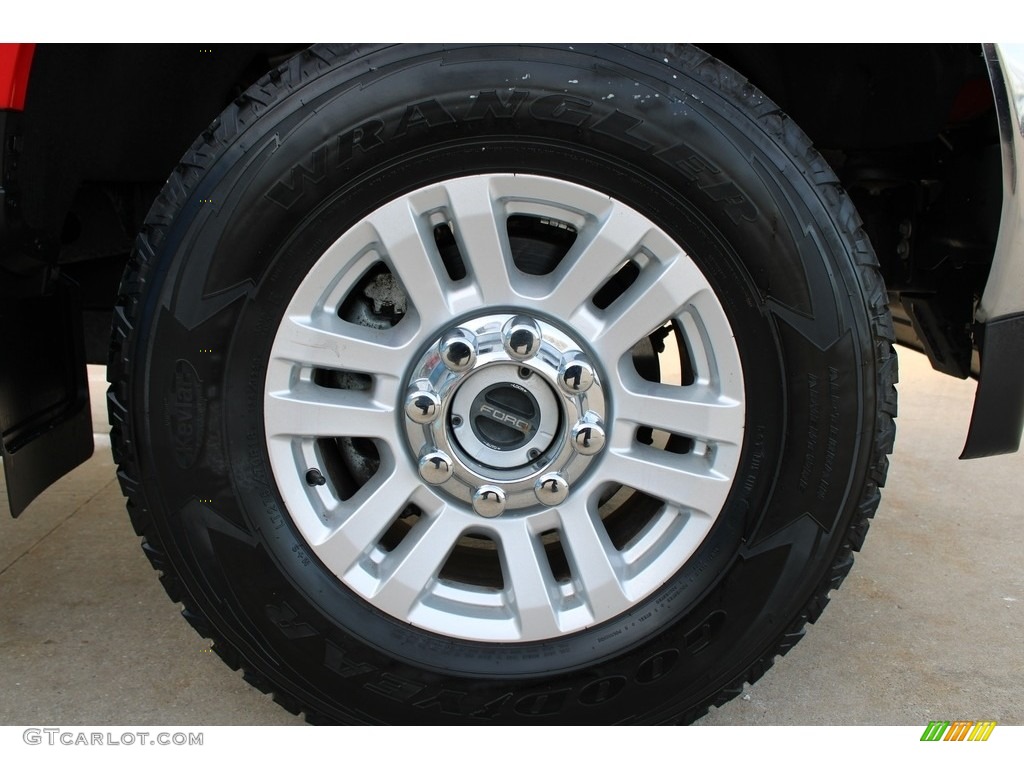 2019 F250 Super Duty XL SuperCab 4x4 - Race Red / Earth Gray photo #5
