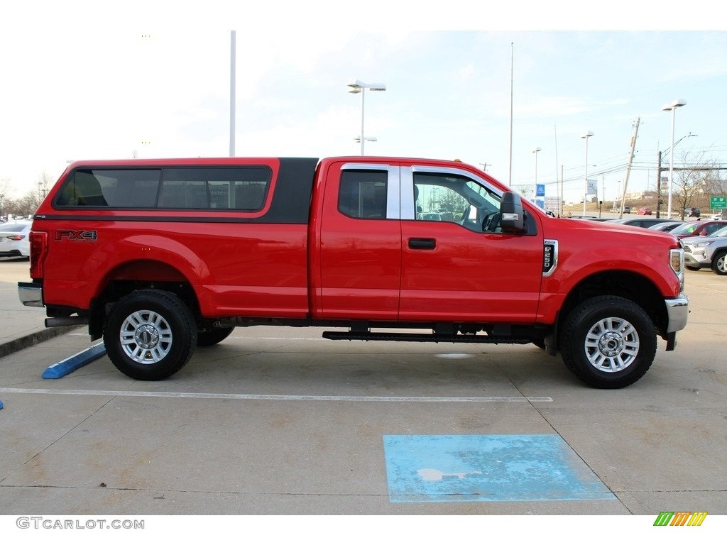 Race Red 2019 Ford F250 Super Duty XL SuperCab 4x4 Exterior Photo #145709180