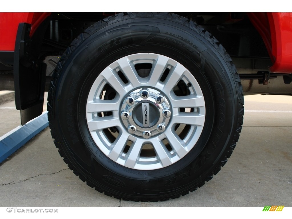 2019 F250 Super Duty XL SuperCab 4x4 - Race Red / Earth Gray photo #7