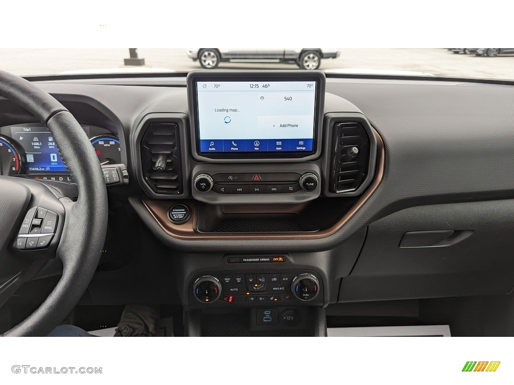 2022 Ford Bronco Sport Outer Banks 4x4 Ebony/Roast Dashboard Photo #145709201