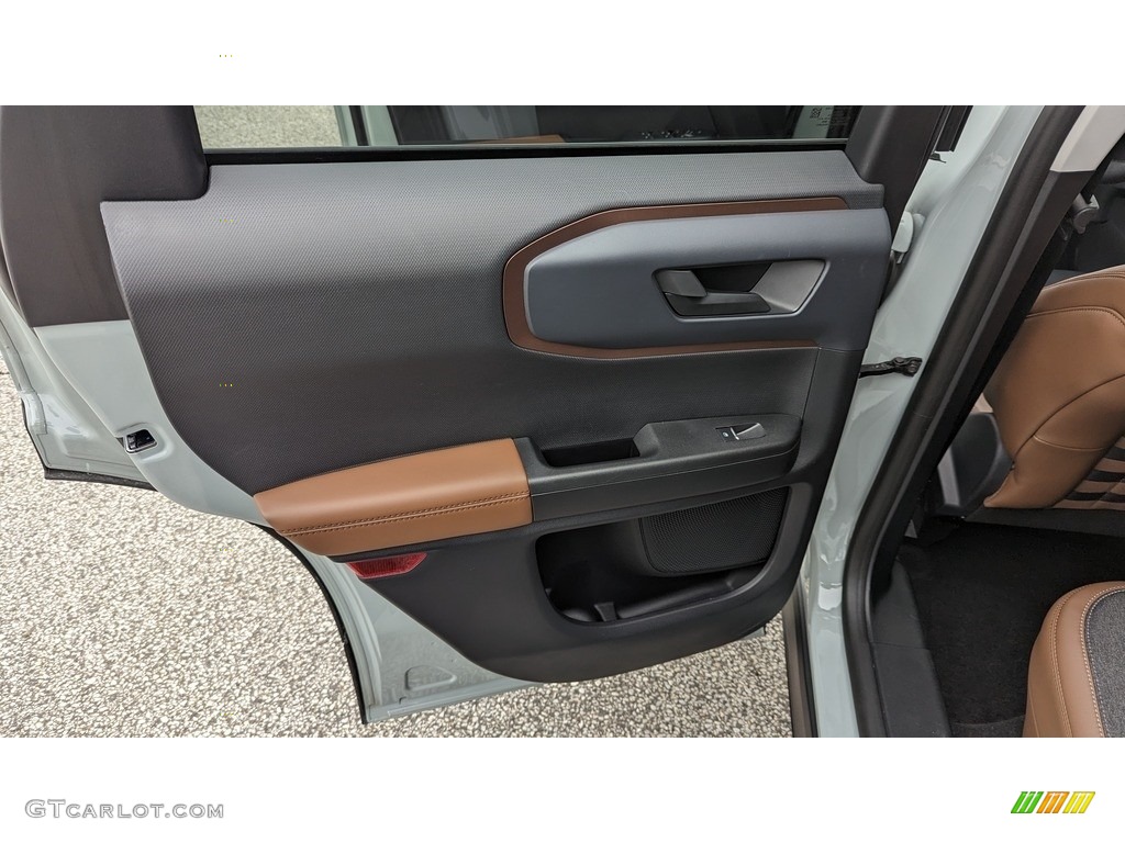 2022 Ford Bronco Sport Outer Banks 4x4 Ebony/Roast Door Panel Photo #145709231