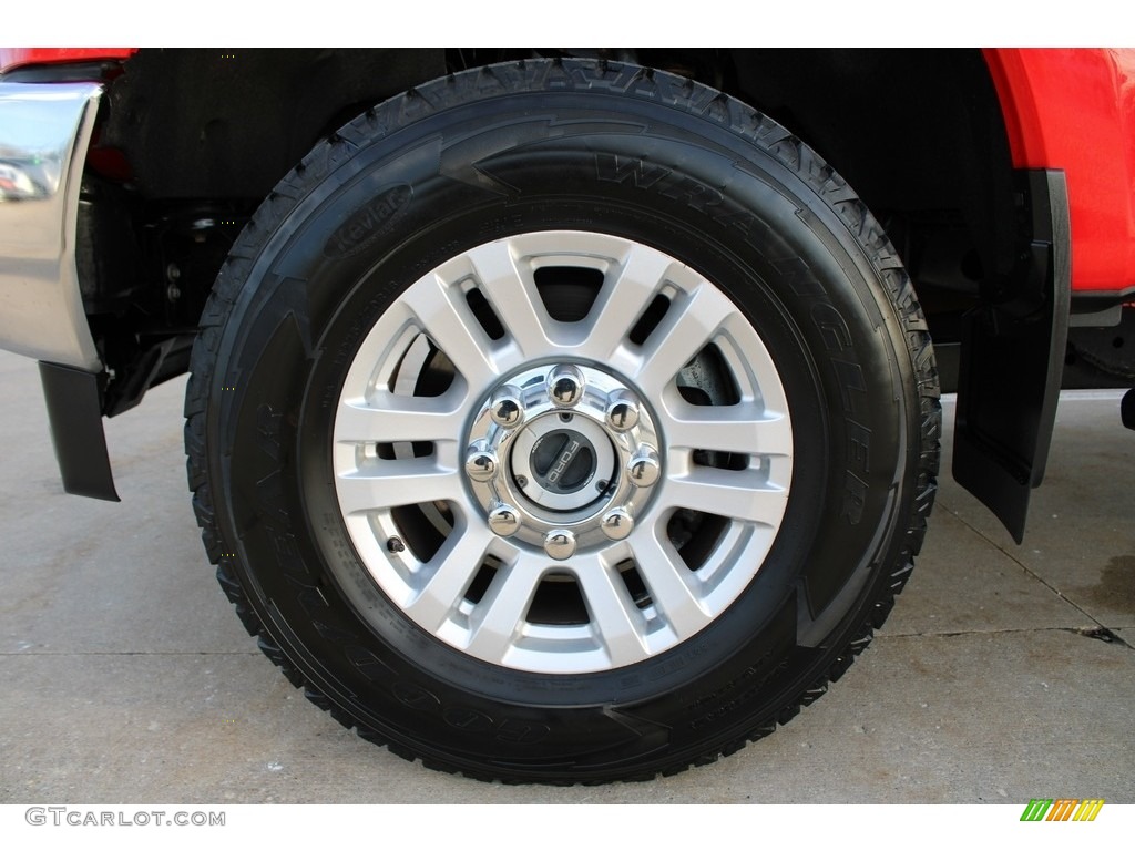 2019 F250 Super Duty XL SuperCab 4x4 - Race Red / Earth Gray photo #14