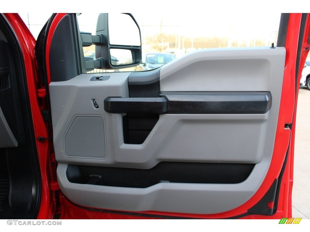 2019 F250 Super Duty XL SuperCab 4x4 - Race Red / Earth Gray photo #34