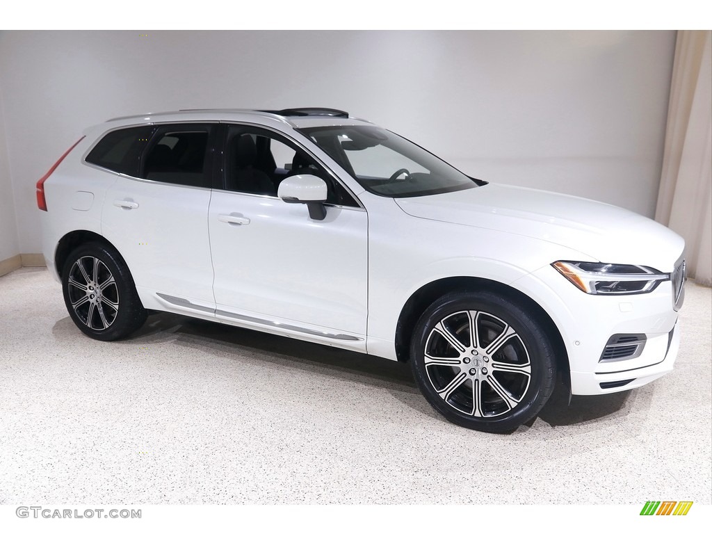 Crystal White Metallic 2018 Volvo XC60 T8 eAWD Plug-in Hybrid Exterior Photo #145709762
