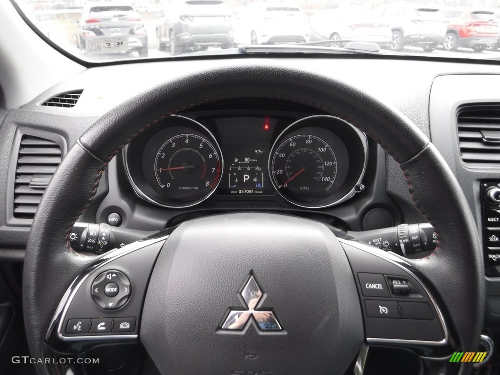 2018 Mitsubishi Outlander Sport LE AWC Black Steering Wheel Photo #145711972