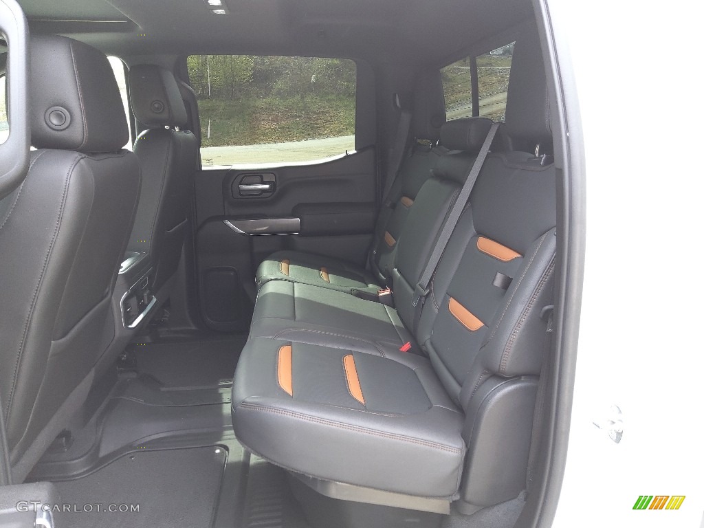 Jet Black Interior 2021 GMC Sierra 1500 AT4 Crew Cab 4WD Photo #145712593