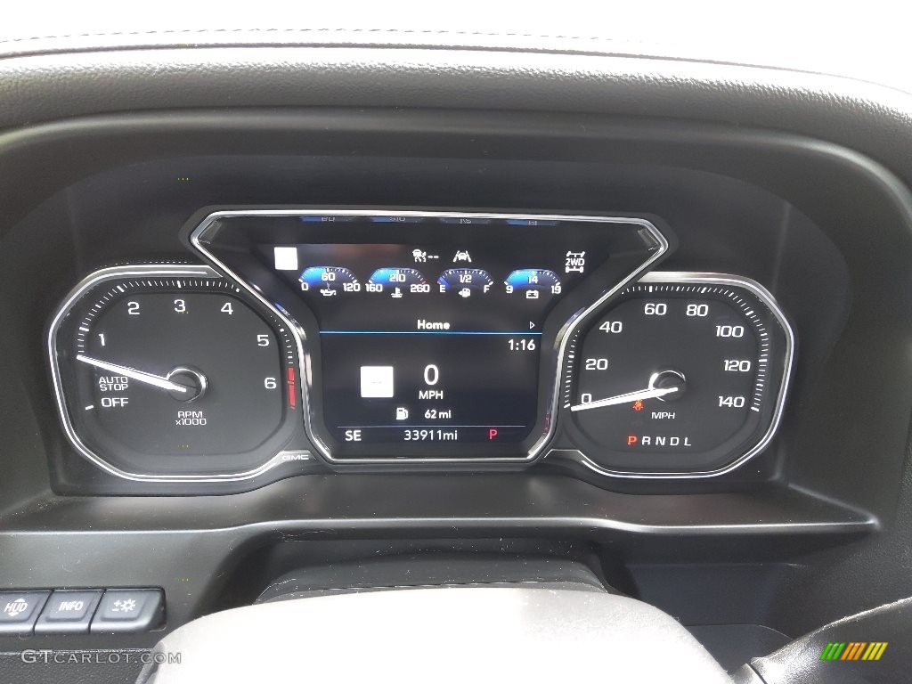 2021 GMC Sierra 1500 AT4 Crew Cab 4WD Gauges Photo #145712863