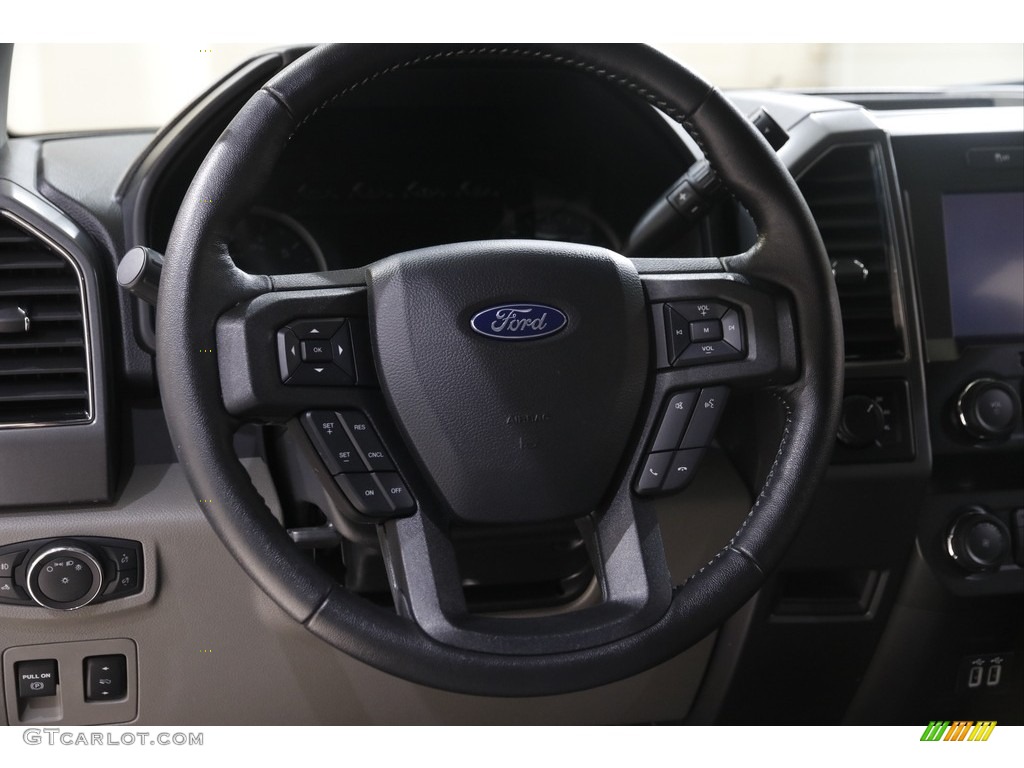 2019 F150 XLT SuperCab 4x4 - Blue Jeans / Earth Gray photo #8