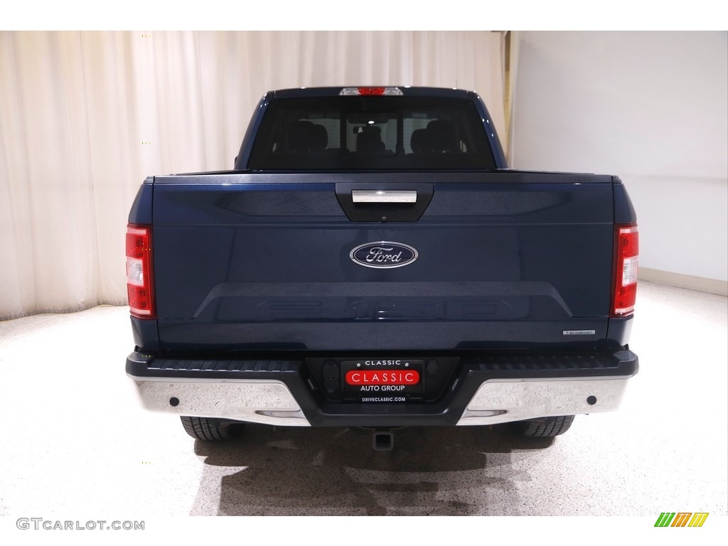 2019 F150 XLT SuperCab 4x4 - Blue Jeans / Earth Gray photo #20