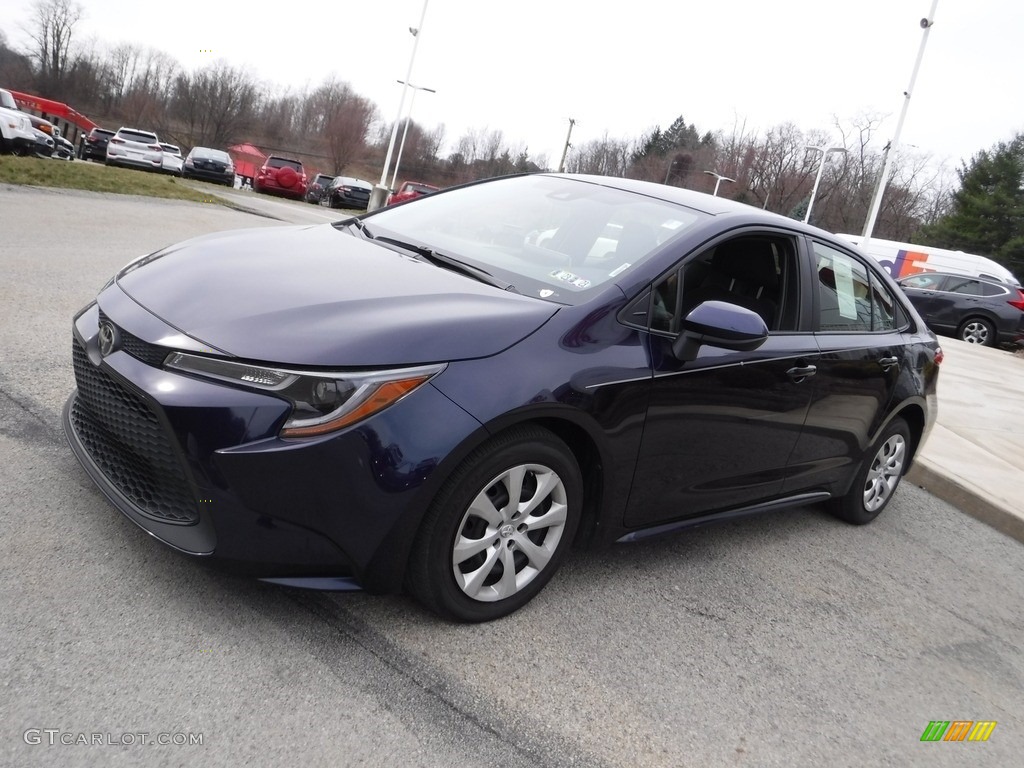 2021 Corolla LE - Blueprint / Black photo #13