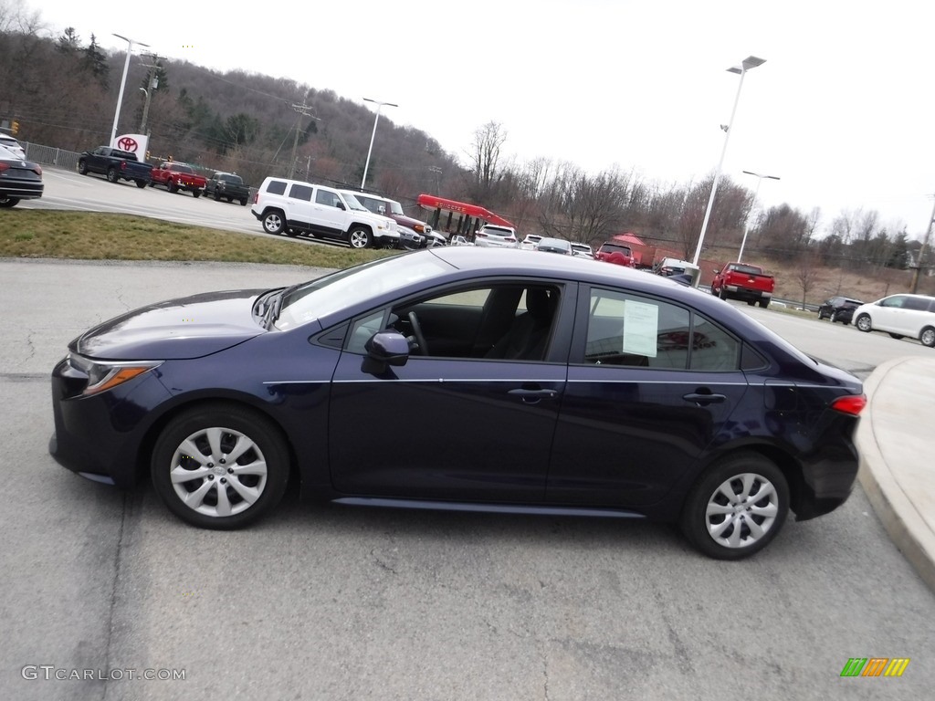 2021 Corolla LE - Blueprint / Black photo #14