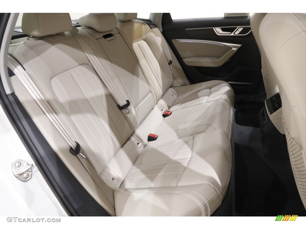 2019 A6 3.0 TFSI Premium Plus quattro - Ibis White / Pearl Beige photo #18