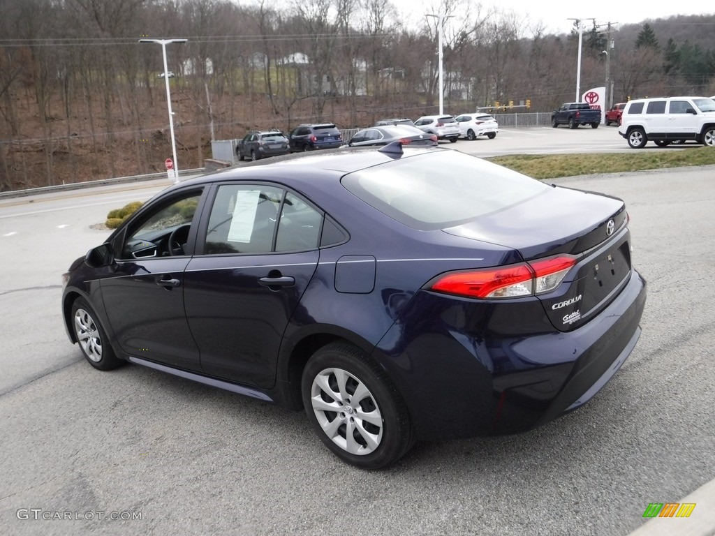 2021 Corolla LE - Blueprint / Black photo #16