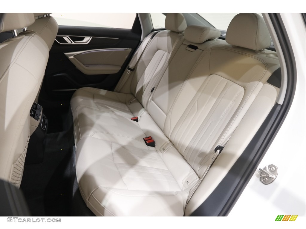 2019 A6 3.0 TFSI Premium Plus quattro - Ibis White / Pearl Beige photo #19