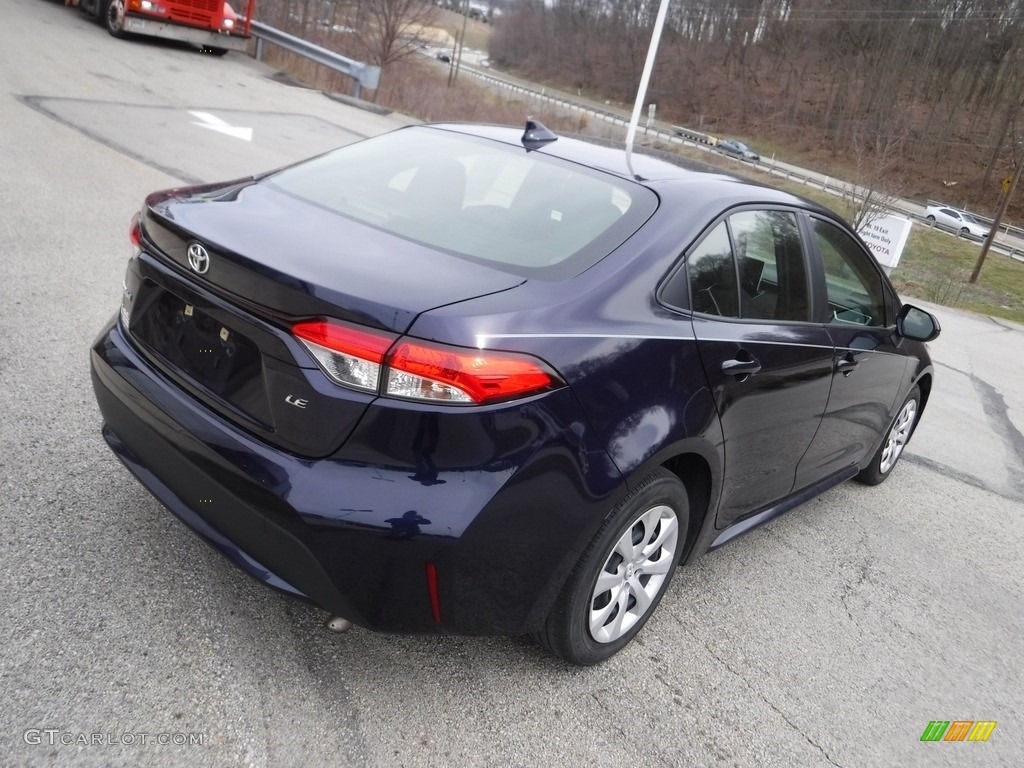 2021 Corolla LE - Blueprint / Black photo #17