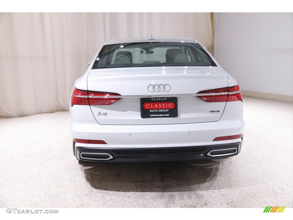 2019 A6 3.0 TFSI Premium Plus quattro - Ibis White / Pearl Beige photo #20