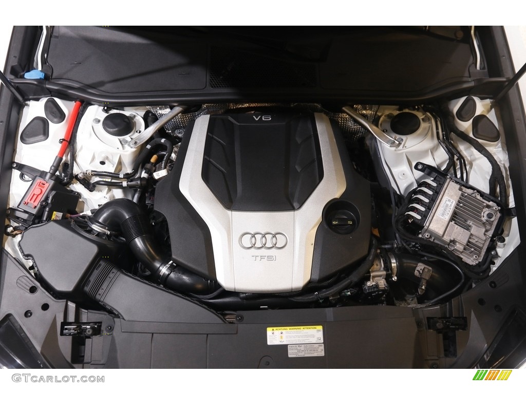 2019 A6 3.0 TFSI Premium Plus quattro - Ibis White / Pearl Beige photo #21