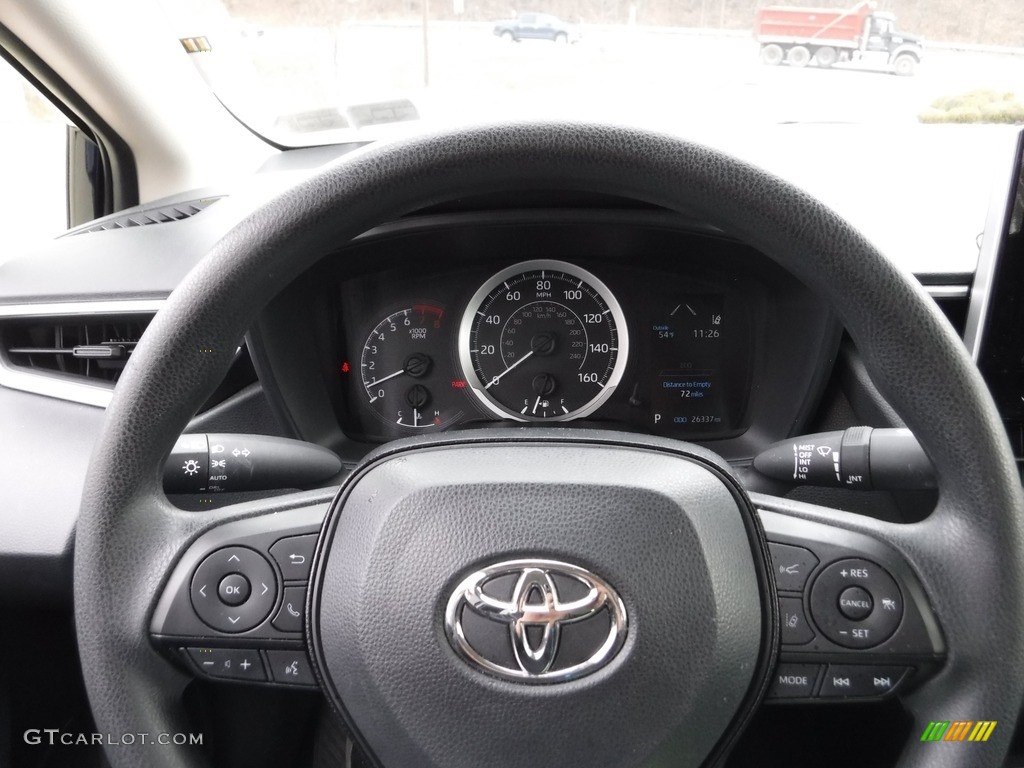 2021 Corolla LE - Blueprint / Black photo #24