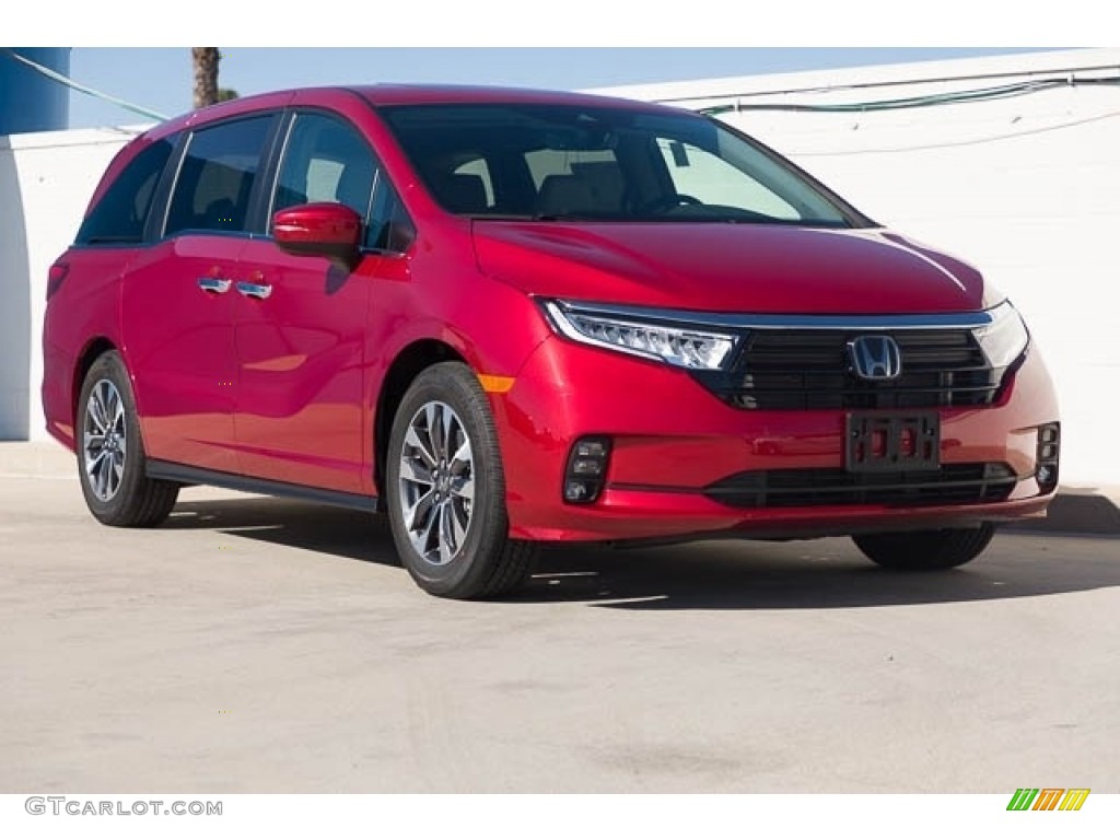 2023 Radiant Red Metallic II Honda Odyssey EXL 145710868 Photo 3