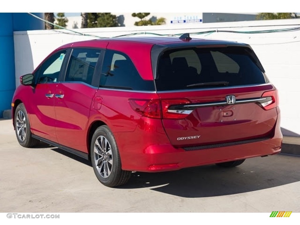 2023 Odyssey EX-L - Radiant Red Metallic II / Beige photo #2