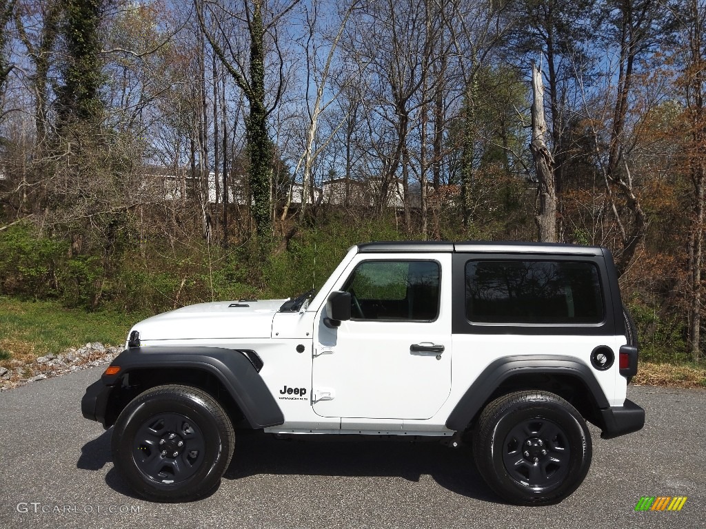 2023 Wrangler Sport 4x4 - Bright White / Black photo #1