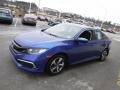 2020 Aegean Blue Metallic Honda Civic LX Sedan  photo #5