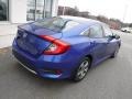 2020 Aegean Blue Metallic Honda Civic LX Sedan  photo #9