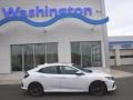Platinum White Pearl - Civic EX Hatchback Photo No. 2