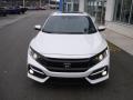 Platinum White Pearl - Civic EX Hatchback Photo No. 4
