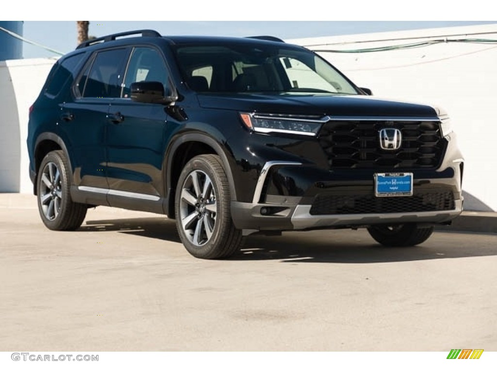 Crystal Black Pearl 2023 Honda Pilot Elite AWD Exterior Photo #145714945
