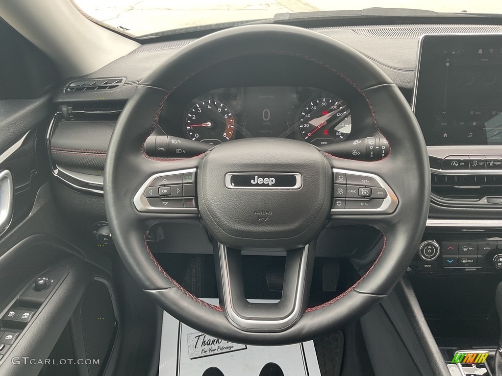 2022 Compass Trailhawk 4x4 - Sting Gray / Black/Ruby Red photo #5