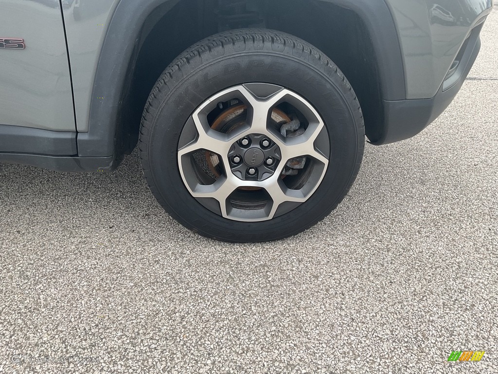 2022 Compass Trailhawk 4x4 - Sting Gray / Black/Ruby Red photo #13