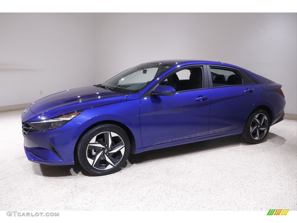 2023 Elantra SEL - Intense Blue / Medium Gray photo #3