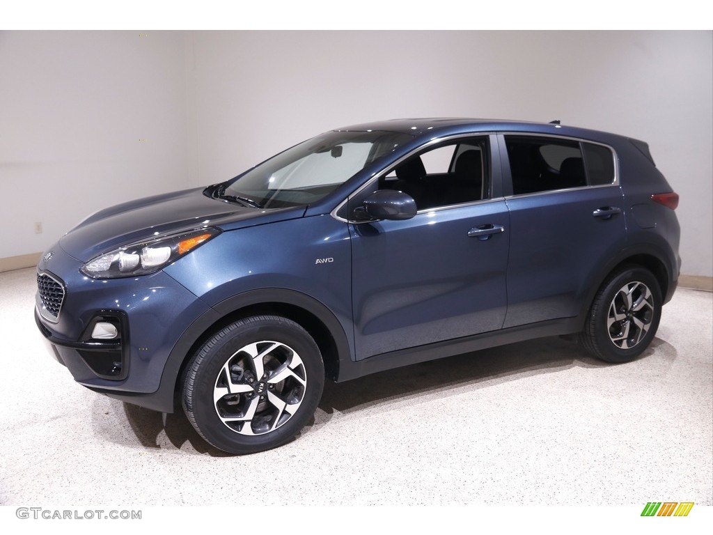 2022 Sportage LX AWD - Pacific Blue / Black photo #3