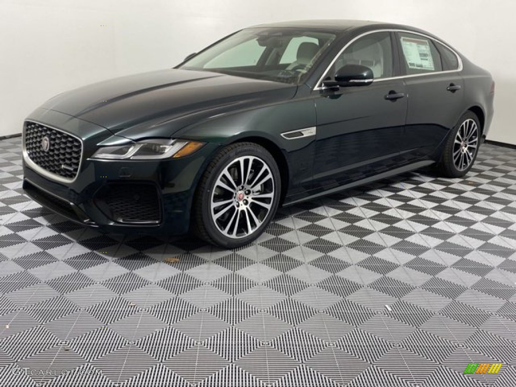 2023 XF R-Dynamic SE AWD - British Racing Green Metallic / Lt Oyster/Ebony photo #1
