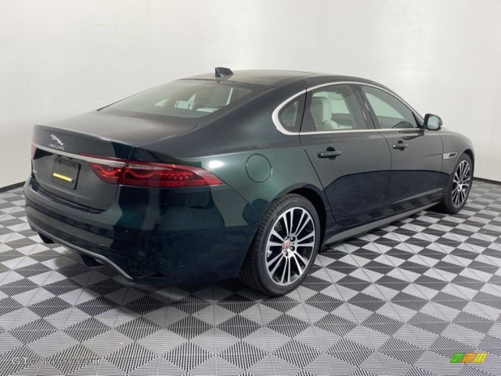 2023 XF R-Dynamic SE AWD - British Racing Green Metallic / Lt Oyster/Ebony photo #2