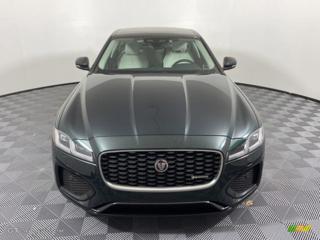 2023 XF R-Dynamic SE AWD - British Racing Green Metallic / Lt Oyster/Ebony photo #8