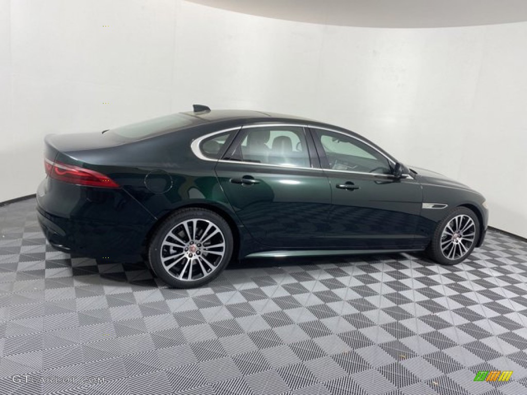 2023 XF R-Dynamic SE AWD - British Racing Green Metallic / Lt Oyster/Ebony photo #11