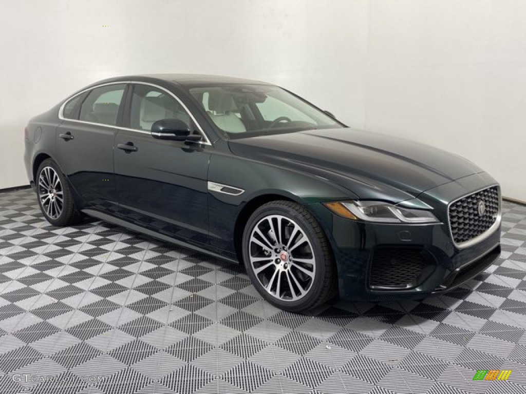 2023 XF R-Dynamic SE AWD - British Racing Green Metallic / Lt Oyster/Ebony photo #12