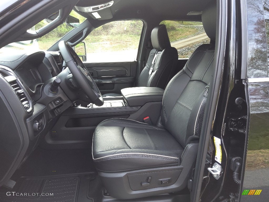 Black Interior 2023 Ram 2500 Limited Crew Cab 4x4 Photo #145717669