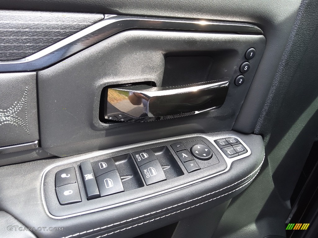 2023 Ram 2500 Limited Crew Cab 4x4 Black Door Panel Photo #145717690