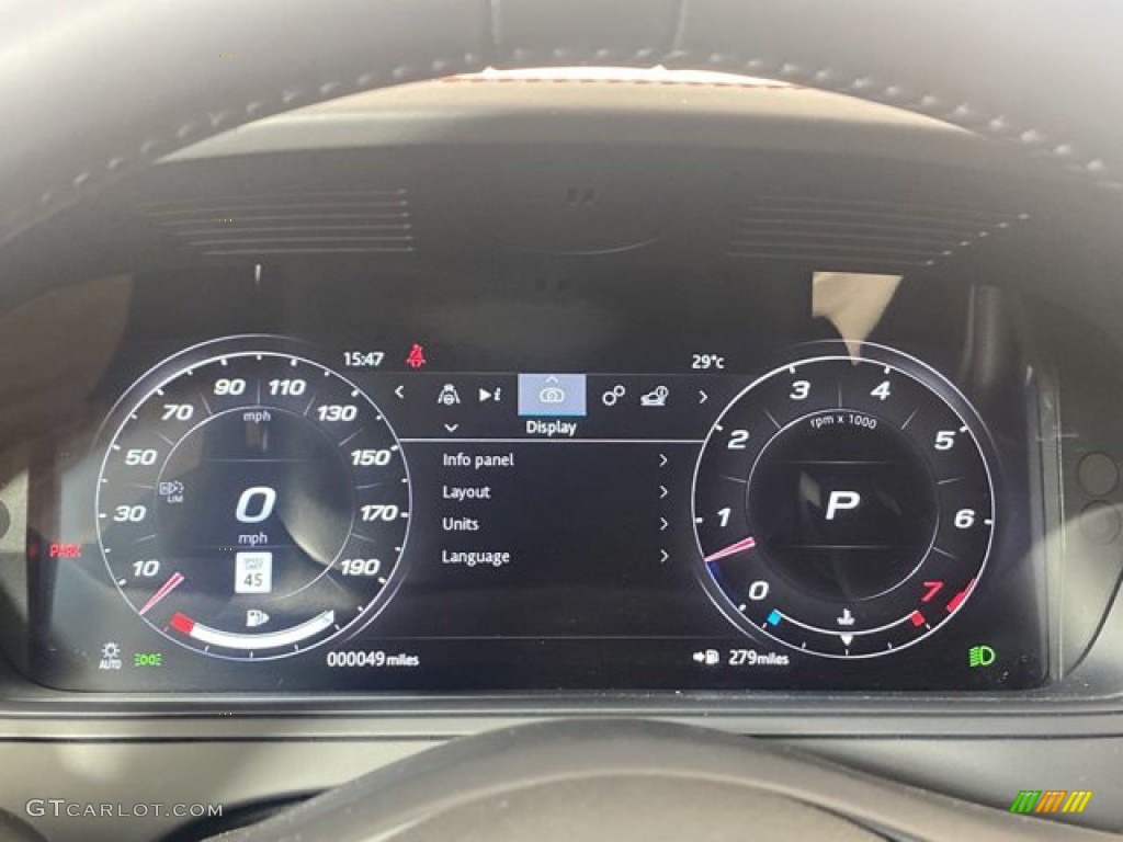 2023 Jaguar F-TYPE P450 AWD R-Dynamic Coupe Gauges Photo #145717897
