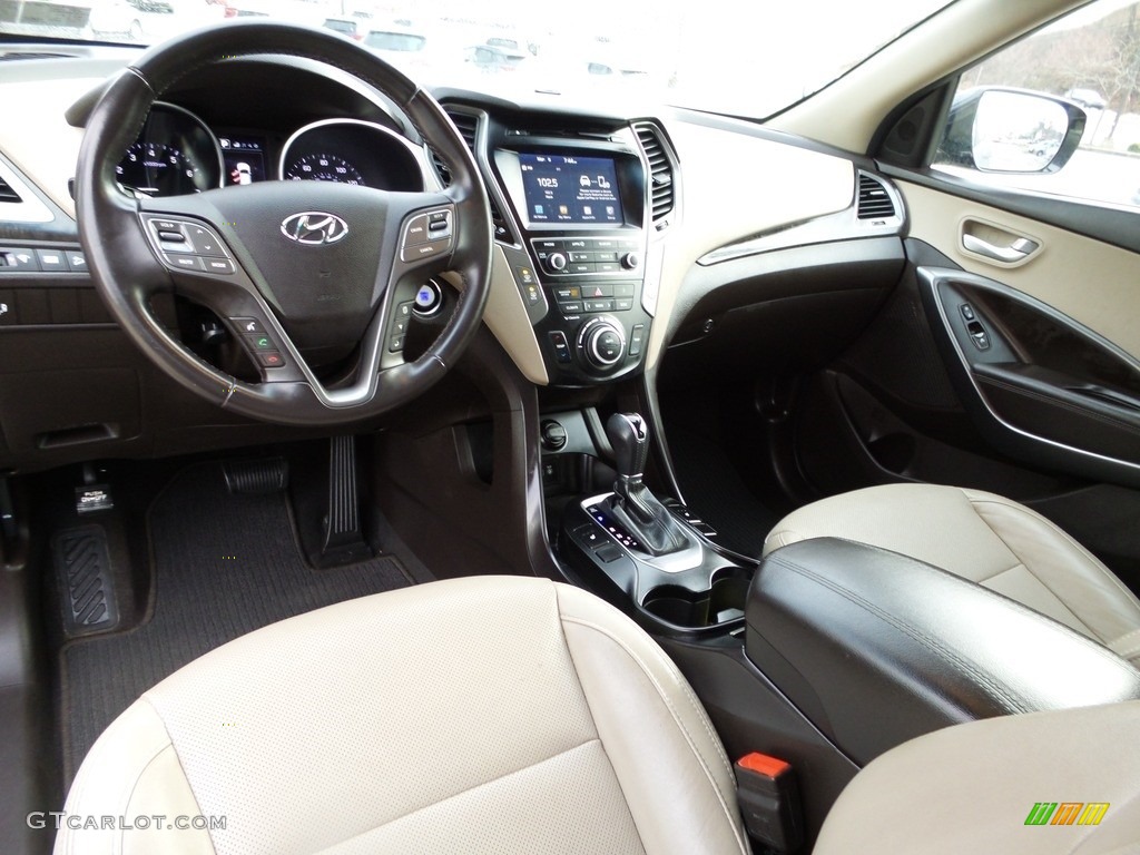 Beige Interior 2017 Hyundai Santa Fe Sport 2.0T AWD Photo #145717939