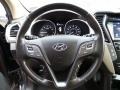 Beige 2017 Hyundai Santa Fe Sport 2.0T AWD Steering Wheel