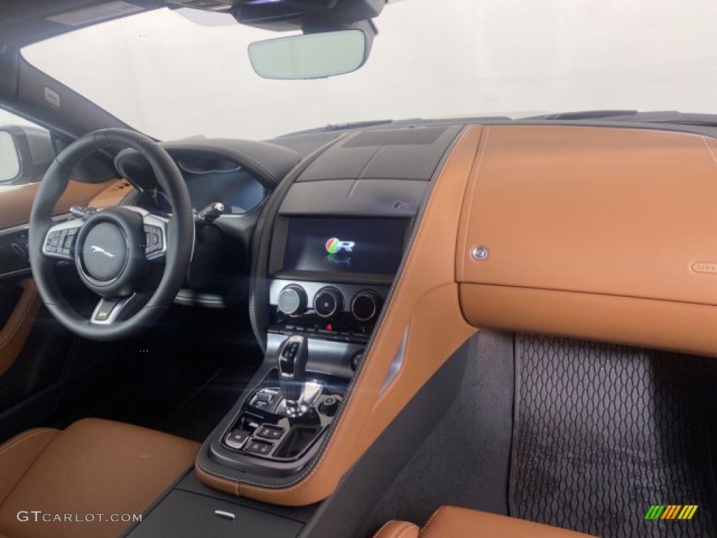 2023 Jaguar F-TYPE R AWD Coupe Tan/Light Oyster Stitching Dashboard Photo #145718116