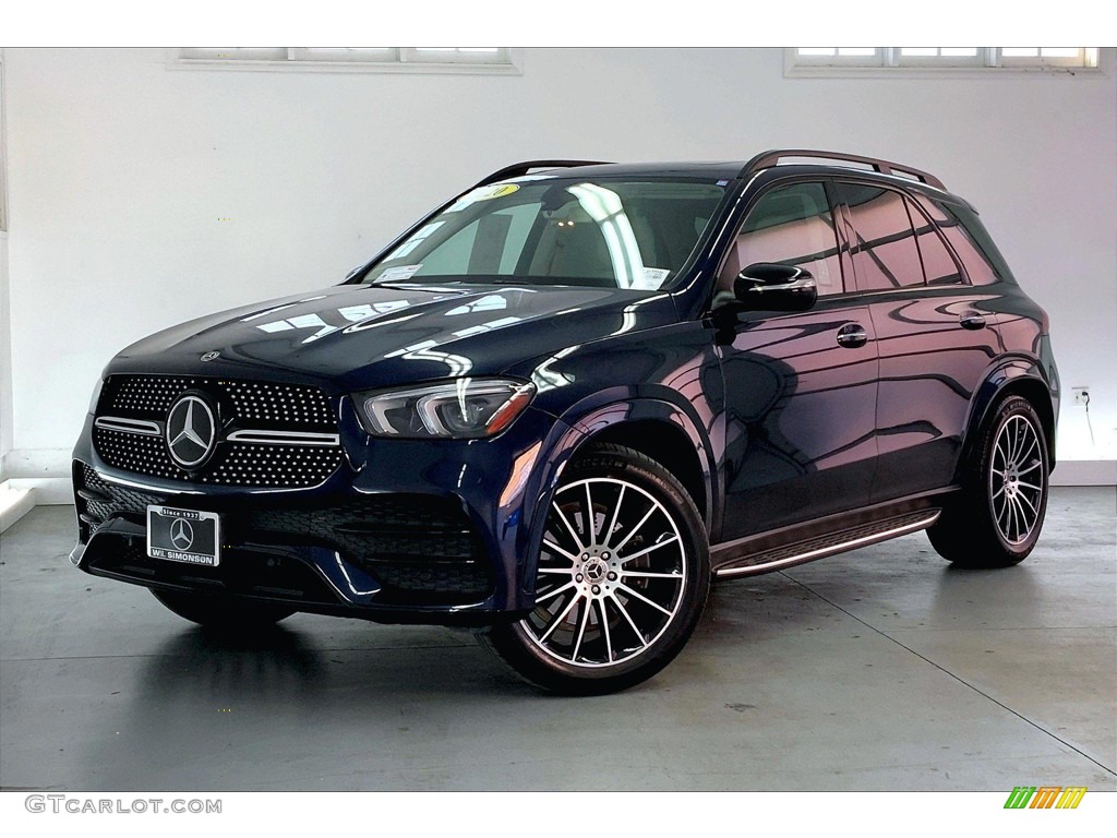 2020 GLE 350 - Lunar Blue Metallic / Macchiato Beige/Magma Grey photo #12