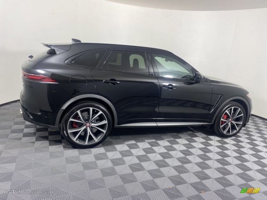 2023 F-PACE SVR - Santorini Black / Ebony/Ebony photo #11