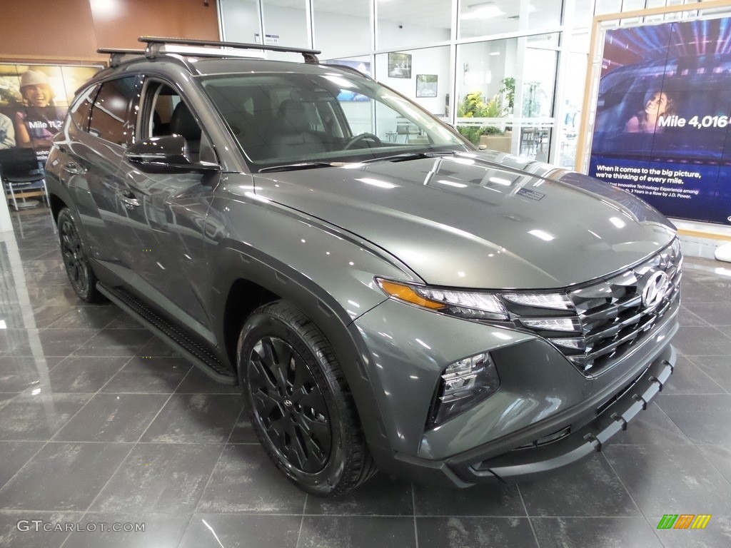 Amazon Gray 2023 Hyundai Tucson XRT AWD Exterior Photo #145719642